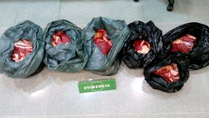 Decomisan 40 kilos de carne infectada con bacteria y que era comercializada clandestinamente en La Unión