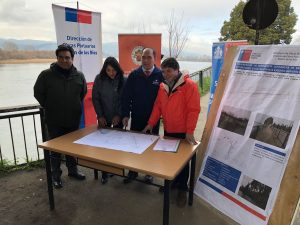 Descartan riesgo en los pilotes del puente Calle Calle por socavón de la costanera de Valdivia