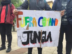 Con una “toma” del campus teja inició la primera jornada de paro de estudiantes de la UACh