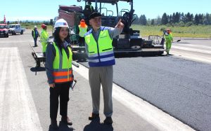 Un 40% de avance llevan las obras de repavimentación de las pistas del Aeródromo Pichoy