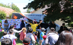 Niños de programas de protección del SENAME celebraron la navidad en el Parque Saval