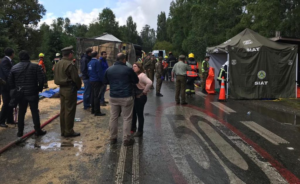 Accidente de Máfil es la mayor tragedia carretera en la historia de la Región de Los Ríos