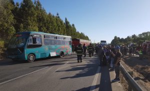 Gobierno confirma 45 lesionados en fatal accidente en la Ruta 5 Sur en Mariquina