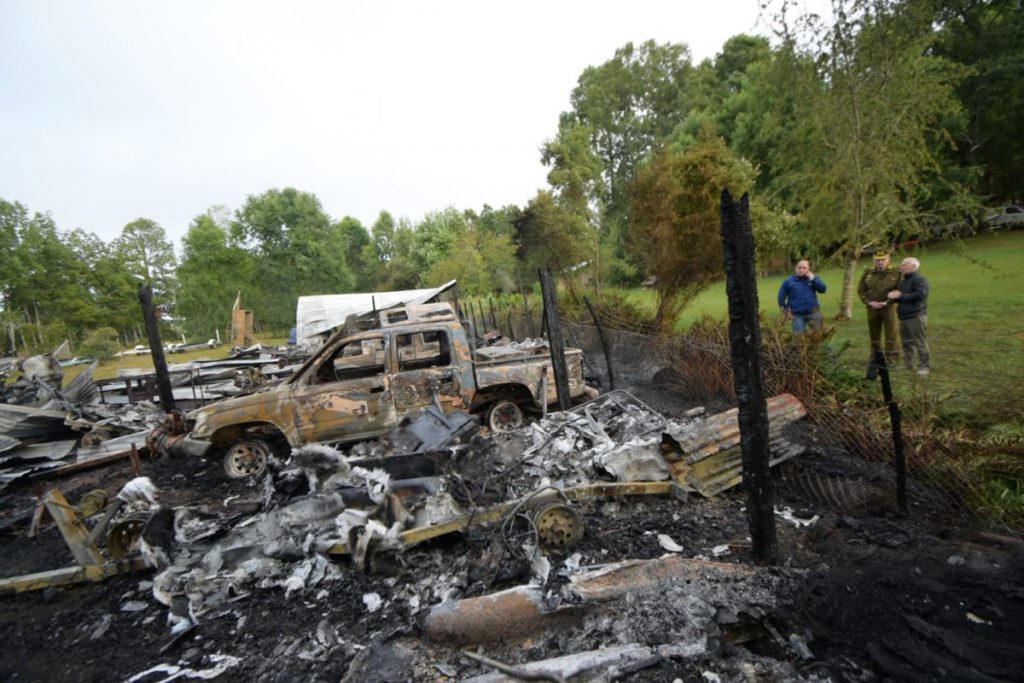 Gobierno se querelló invocando la Ley Antiterrorista por ataque incendiario en Melefquén