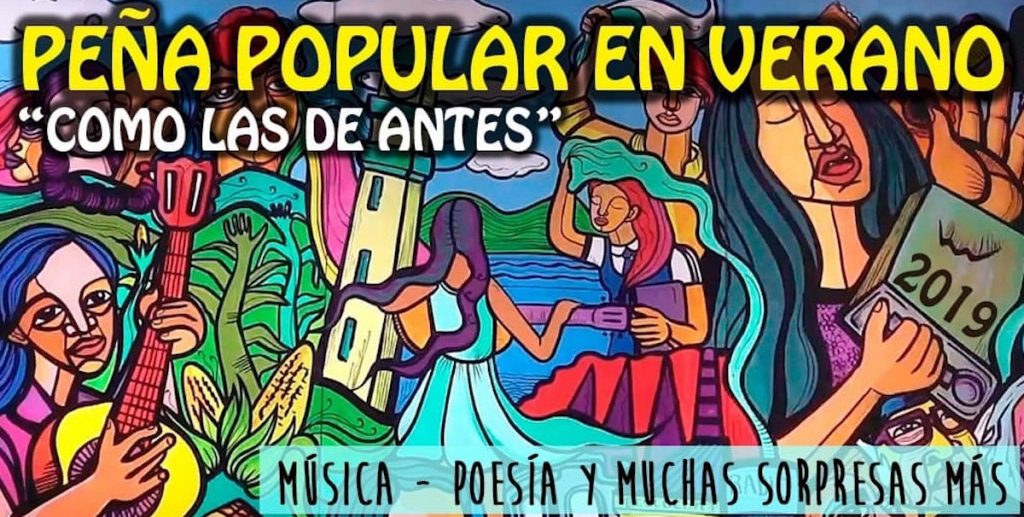 Músicos cantautores y poetas locales serán parte de la peña popular "Como las de antes"