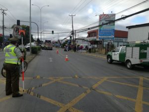 Un ciclista murió tras ser atropellado por un camión en Valdivia