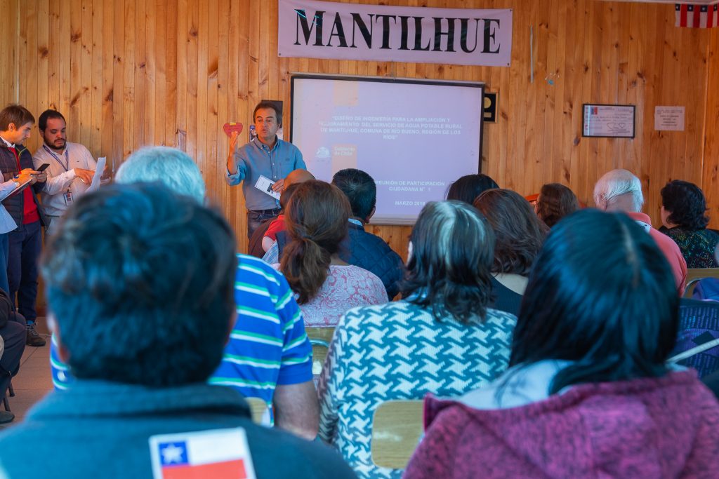 Proyecto de mejoramiento de Agua Potable Rural beneficiará a cerca de 400 familias de Mantilhue