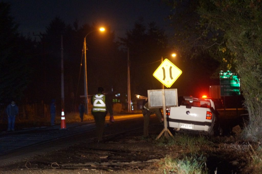 Joven conductor fue detenido tras atropellar a hombre que murió en ruta de Mariquina