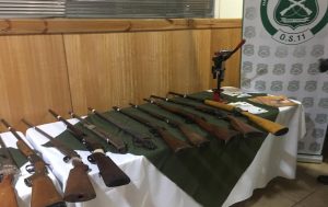 Carabineros ha recuperado y decomisado 97 armas de fuego en los últimos meses en Los Ríos