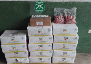 Decomisan cerca de 150 kilos de carne en control carretero en Paillaco