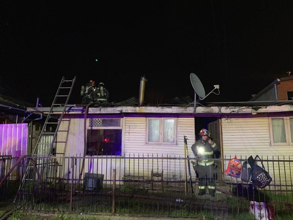 Incendio afectó a vivienda en las cercanías de René Schneider con Rubén Darío