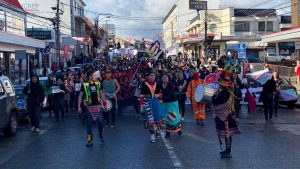 Marcha por conflictos educacionales en Valdivia terminó con incidentes y ocho detenidos