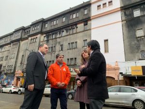 Fachada completa del Edificio Cervantes será pintada tras acuerdo con aporte privado