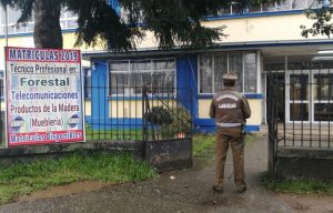 Roban implementos desde los talleres del Liceo Benjamín Vicuña de Valdivia