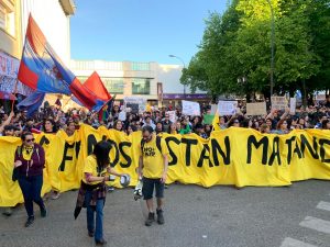 Nueva manifestación se desarrolló por el centro de Valdivia