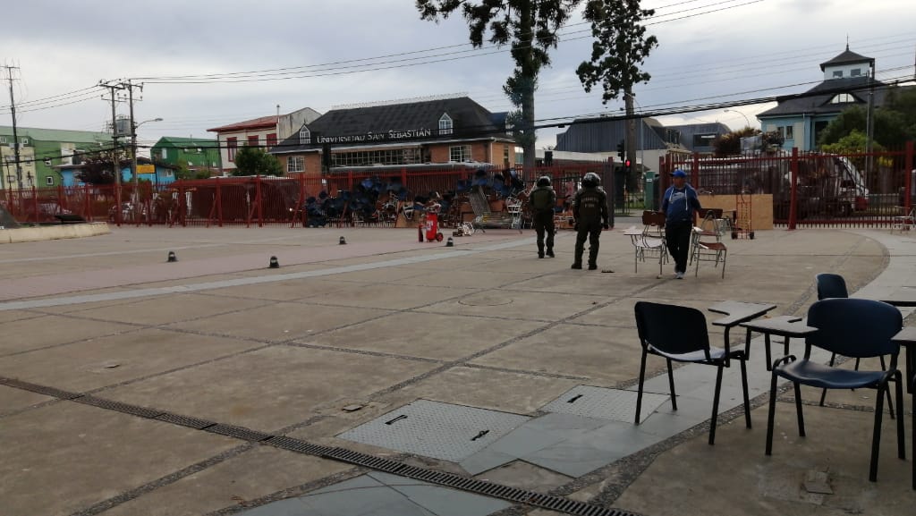 Con detenidos finalizó la toma de estudiantes en la Universidad San Sebastián de Valdivia