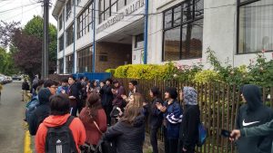 Siete detenidos dejaron manifestaciones en primera jornada de la PSU en Valdivia