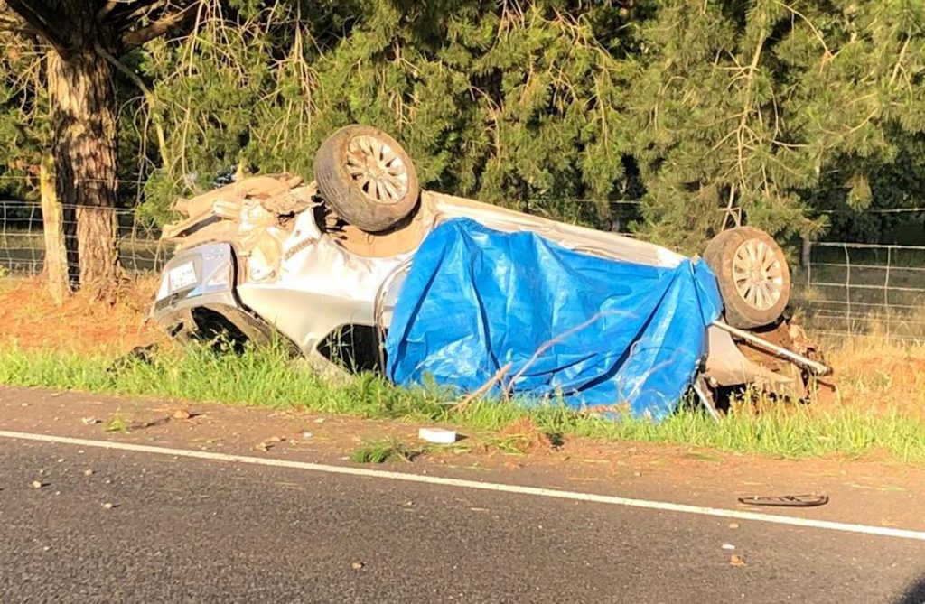 Dos jóvenes murieron tras accidente en la ruta que une Lago Ranco con Río Bueno