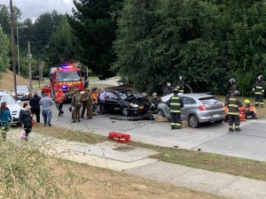 Valdivia: Con arresto domiciliario quedó conductor ebrio que chocó, se fugó y protagonizó otro accidente