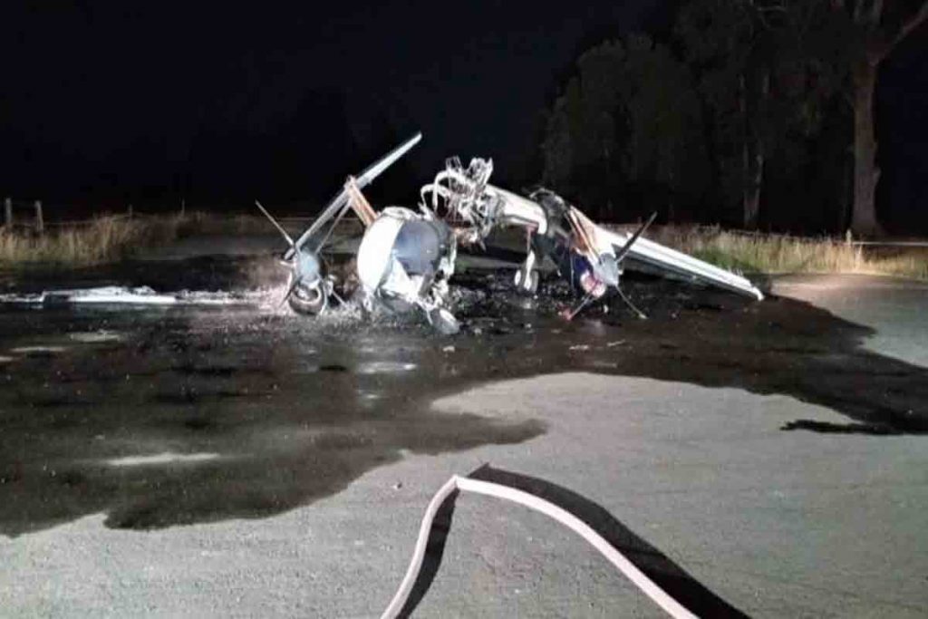 Ataque incendiario afectó a una avioneta en Río Bueno