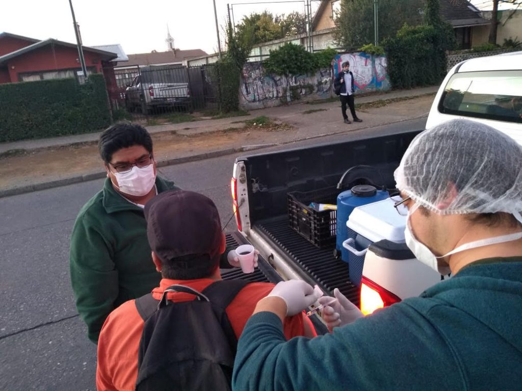 Personas en situación de calle en Valdivia fueron vacunadas contra la Influenza