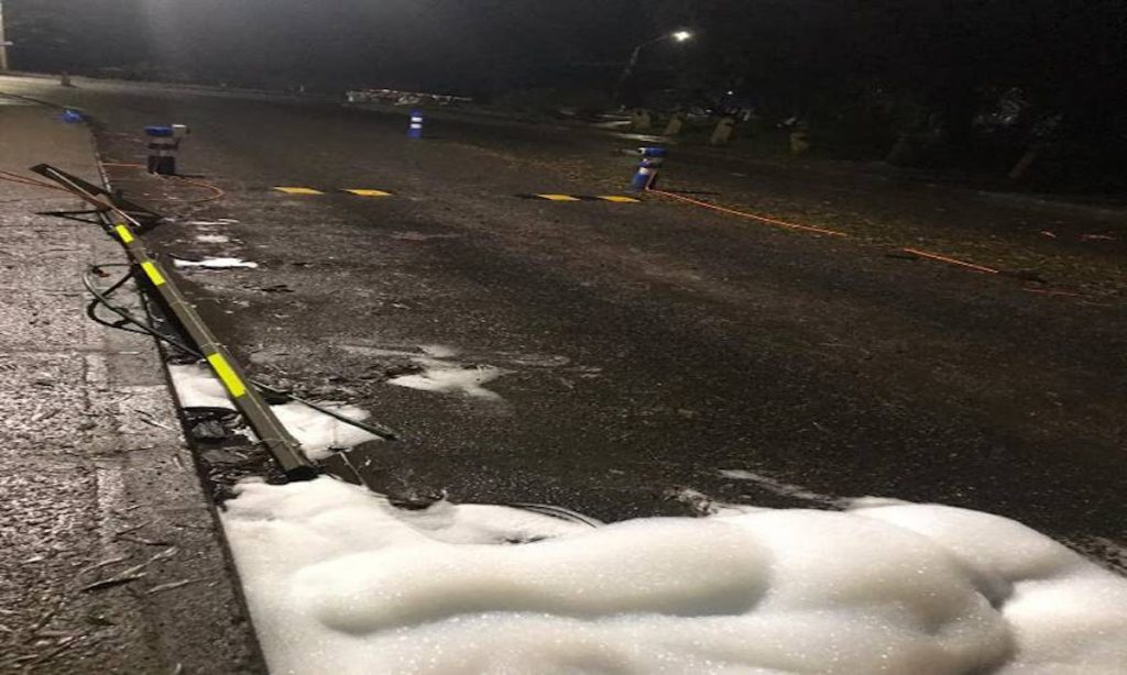 Municipio de Paillaco denunció la destrucción de pórtico de sanitización de vehículos