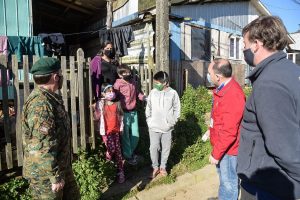 Vecinos de Corral recibieron las primeras 240 cajas de alimentos en Los Ríos