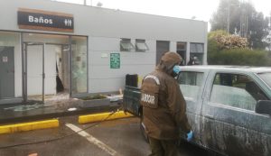 Frustran robo en servicentro de Paillaco: Hubo una balacera en medio de la huída de los asaltantes