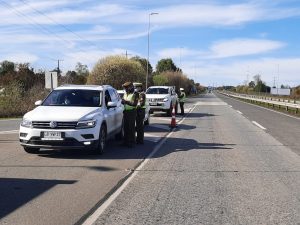 Fiestas Patrias: A más de 200 vehículos se les prohibió ingreso por cordón sanitario en Los Ríos