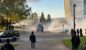 Valdivia: Con incidentes terminó manifestación en conmemoración por el estallido social