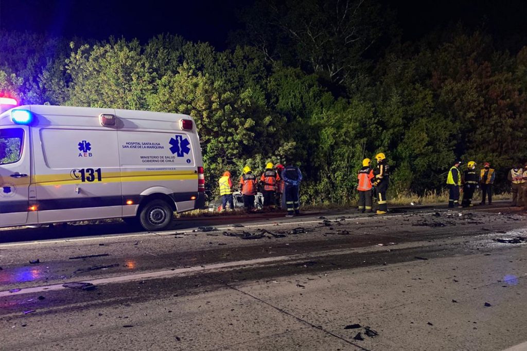 Conductor falleció tras choque frontal entre un vehículo menor y un camión en Mariquina