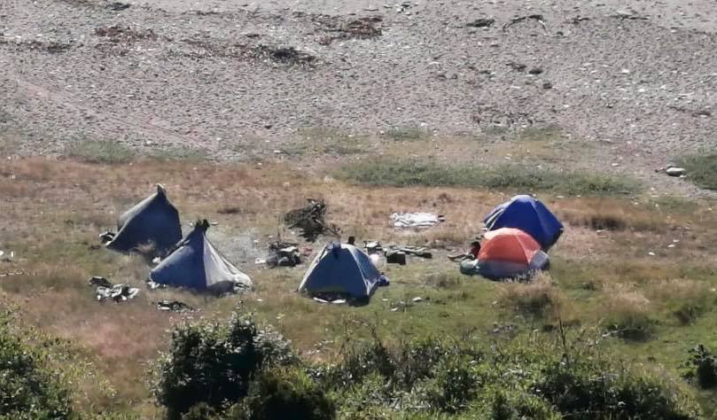 Fase 2: Sorprenden a 58 personas acampando en la zona costera de Valdivia