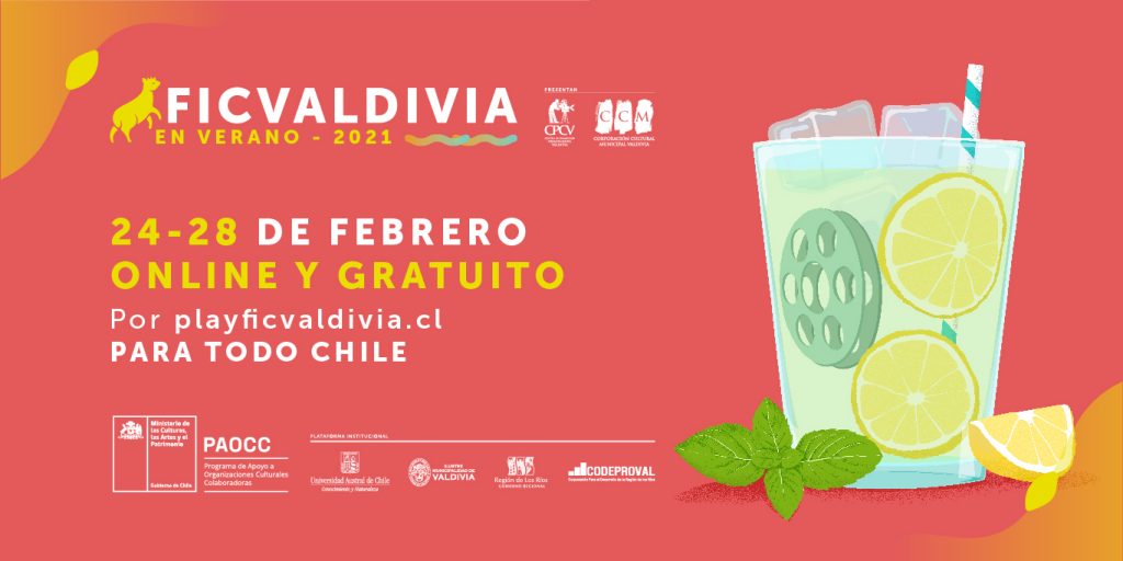 FICValdivia en Verano parte este miércoles con diversa programación y en modalidad virtual