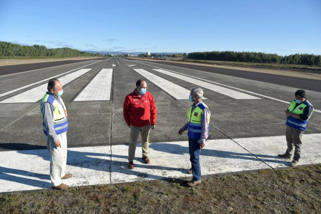 Mejoramiento del Aeródromo Las Marías de Valdivia lleva un 80% de avance: Obras terminarán en mayo