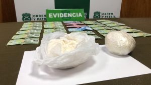 Arresto domiciliario para sujeto que trasladaba 600 gramos de cocaína en un bus en La Unión