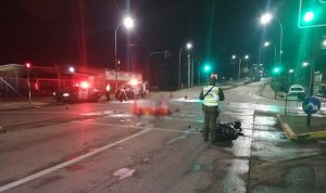 Joven motociclista murió tras colisionar con un vehículo en sector Las Ánimas de Valdivia