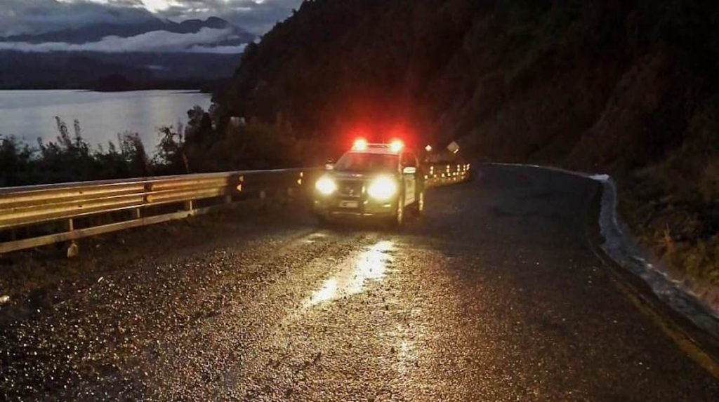 Cierran Ruta Coñaripe-Panguipulli por inicio de intenso sistema frontal