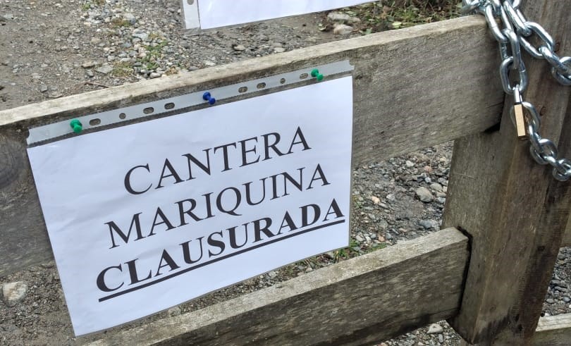 Clausuran faenas de Cantera “Mariquina” en Futrono: No tenía permisos y habían denuncias de vecinos