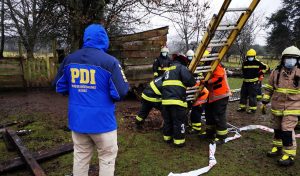 Adulto mayor murió tras caer a un pozo en sector rural de Mariquina