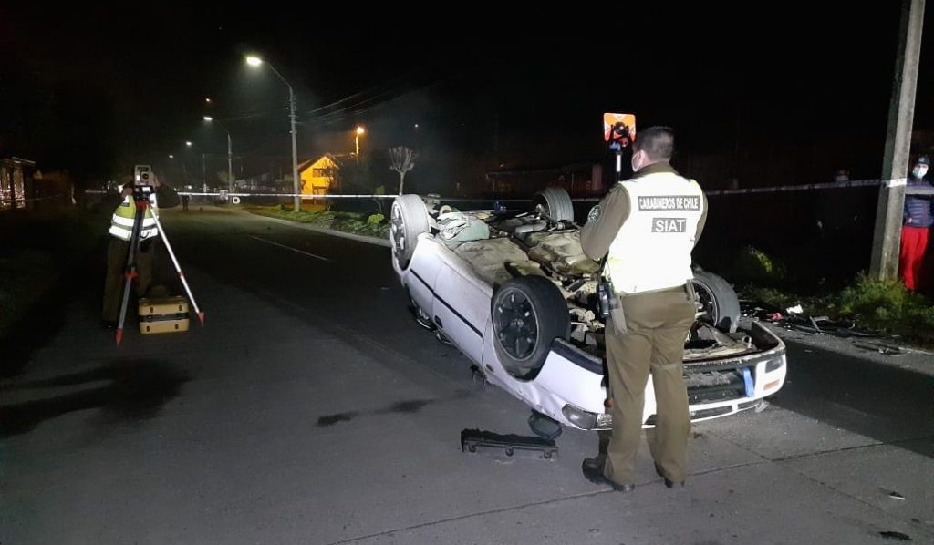 Joven murió en accidente de tránsito que protagonizó conductor ebrio en Los Lagos