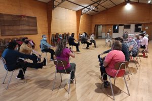 Casa del Adulto Mayor de Valdivia retorna a la presencialidad con taller de gimnasia