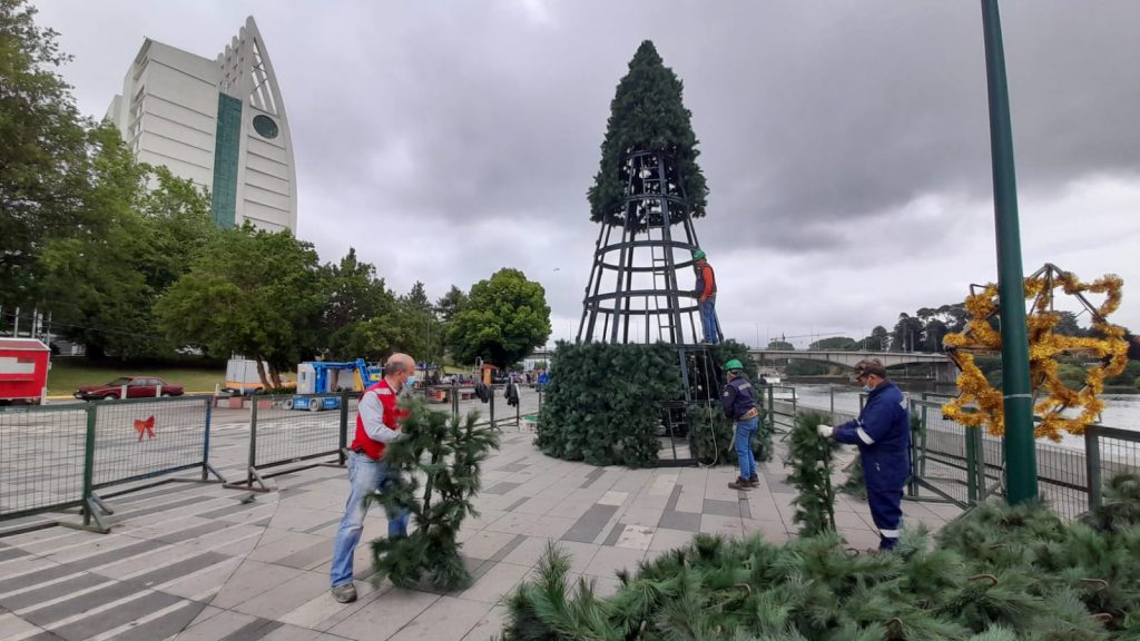 La Costanera de Valdivia será el nuevo escenario del encendido del árbol navideño