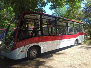 Presentan nuevos buses con estándar Red para el transporte público en Valdivia