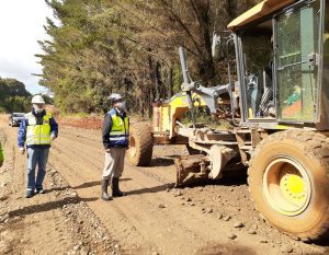 Obras de mejoramiento en ruta Torobayo-Curiñanco serán retomadas la próxima semana