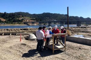 A fines de febrero finalizarían obras de nuevo borde fluvial del río Lingue en Mehuín