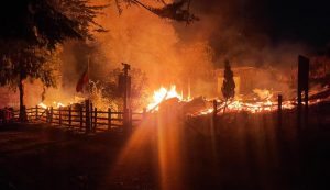 Evalúan interponer una querella por ataque incendiario en fundo de Lanco