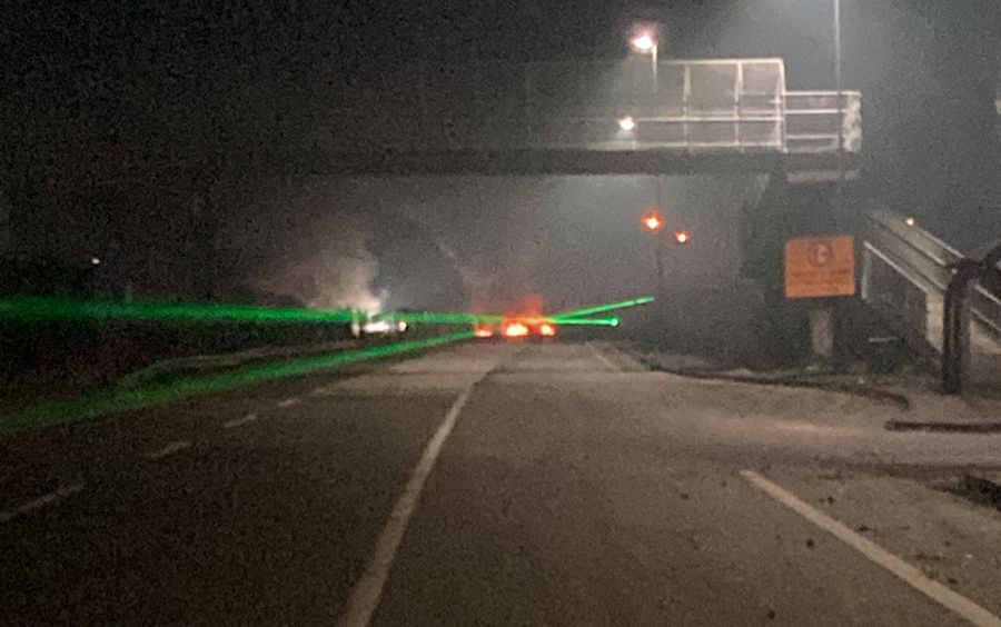 Vecinos de Los Lagos realizaron nueva protesta bloqueando el tránsito en la Ruta 5 Sur