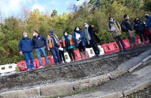 Acuerdan medidas para avanzar en soluciones por remoción en masa en sector Las Lajas