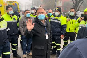 Trabajadores de SAMU exigen disculpas públicas del director SSV tras tensa discusión en protesta