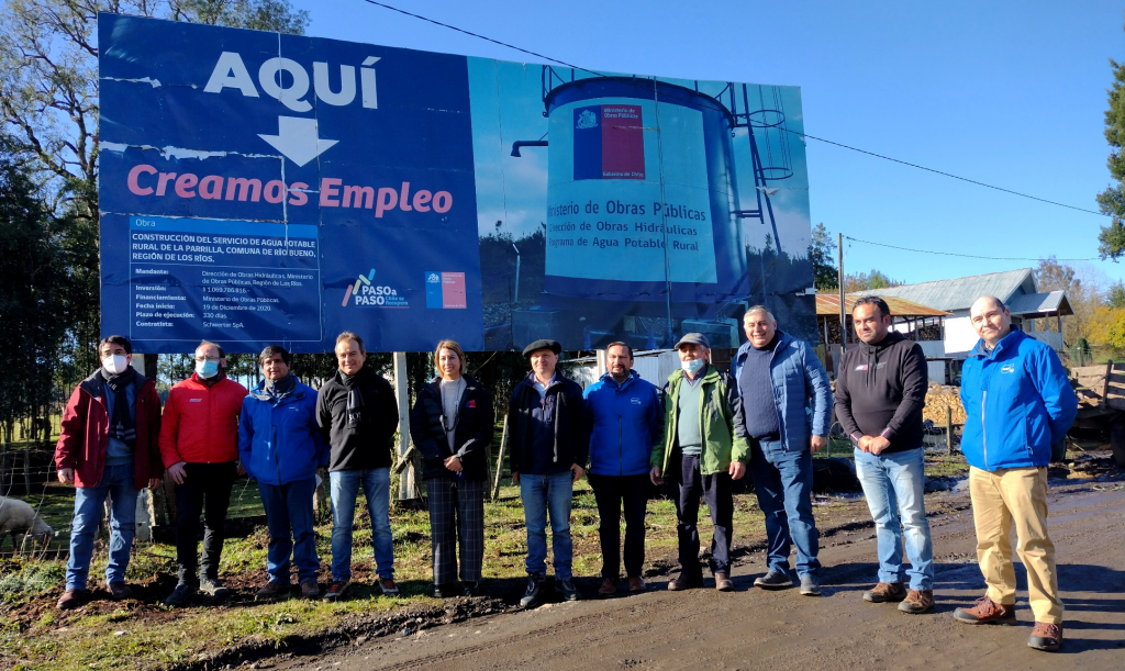 Luego de 20 años de espera el sector La Parrilla en Río Bueno obtuvo agua potable en sus hogares